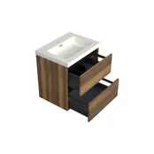 Wastafelonderkast Hamilton Walnoot - 60x45x58cm