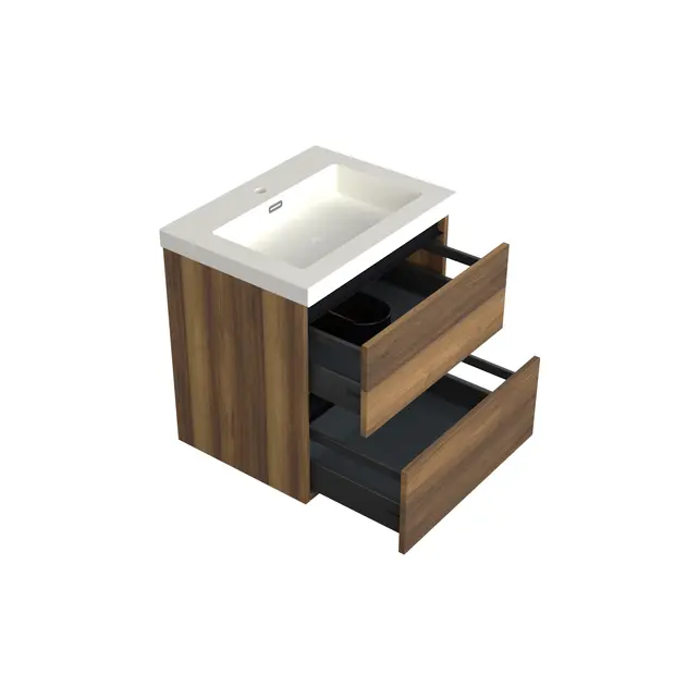 Wastafelonderkast Hamilton Walnoot - 60x45x58cm