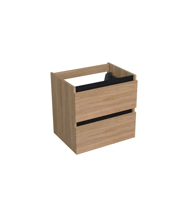 Wastafelonderkast Uludag Rustiek Eiken - 60x45x58cm