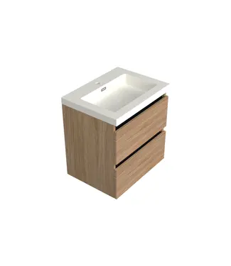 DutchLine Wastafelonderkast Uludag Rustiek Eiken - 60x45x58cm