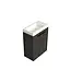 DutchLine Toiletmeubel Lumiere Zwart Eiken 36x50cm