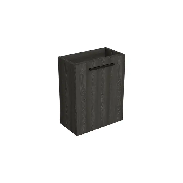 Toiletmeubel Lumiere Zwart Eiken 36x50cm