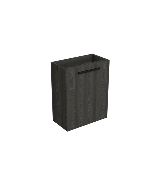 Toiletmeubel Lumiere Zwart Eiken 36x50cm