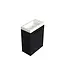 Toiletmeubel Lumiere Mat Zwart 36x50cm