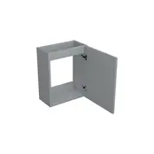 Toiletmeubel Lumiere Mat Grijs 36x50cm