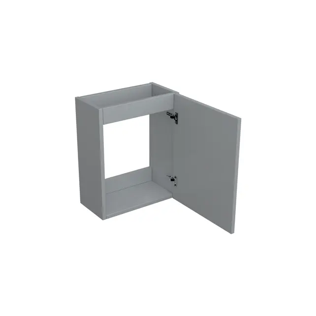 Toiletmeubel Lumiere Mat Grijs 36x50cm