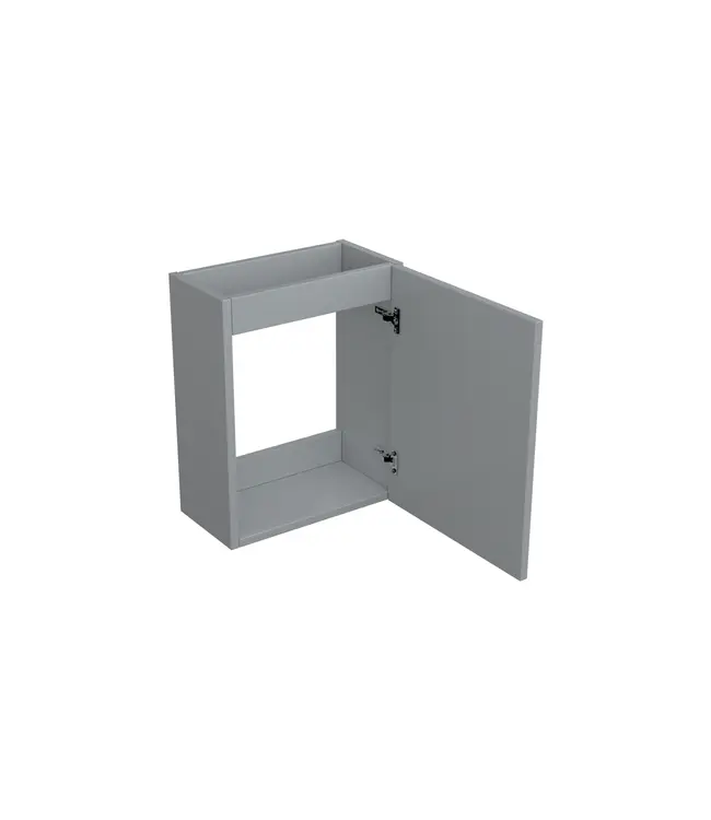 Toiletmeubel Lumiere Mat Grijs 36x50cm