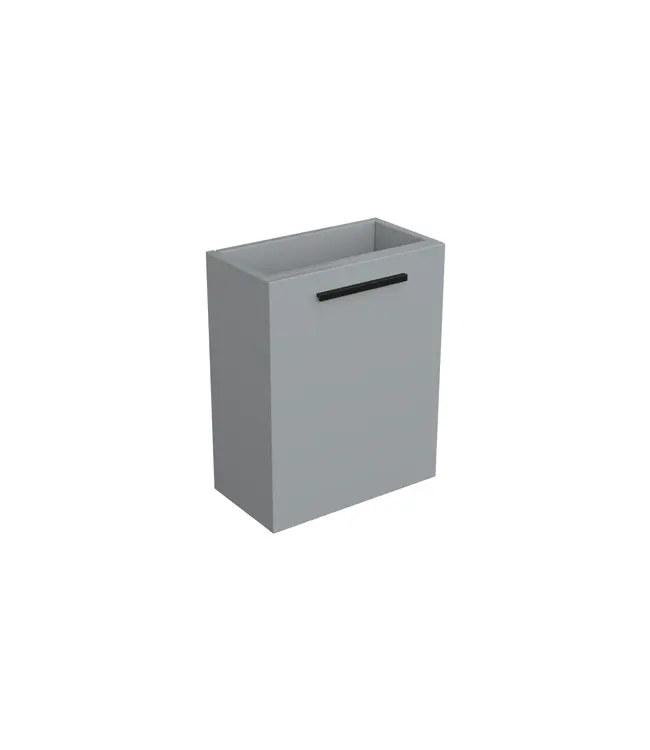 Toiletmeubel Lumiere Mat Grijs 36x50cm