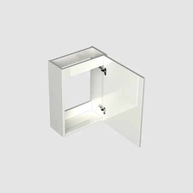 Toiletmeubel Lepor Glans Wit 36x50cm
