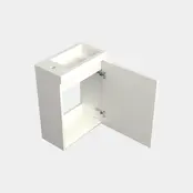 Toiletmeubel Lepor Mat Wit 36x50cm