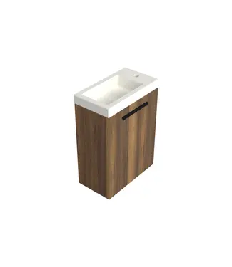 DutchLine Toiletmeubel Hamilton Walnoot 36x50cm
