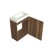 Toiletmeubel Hamilton Walnoot 36x50cm