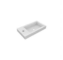 Fontein Mat Wit DutchLine Atlanta 36x18cm – Omkeerbaar