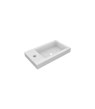 DutchLine Fontein Mat Wit DutchLine Atlanta 36x18cm – Omkeerbaar