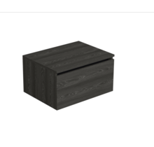 Badkamermeubel met Topblad Lumiere Zwart Eiken 60cm MDF 1 sofclose lade