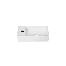 Toiletfontein Crea XXL Glans Wit Links 41x22x10cm