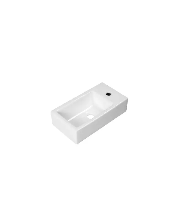 Toiletfontein Crea XXL Glans Wit Rechts 41x22x10cm