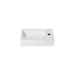 Toiletfontein Crea XXL Glans Wit Rechts 41x22x10cm