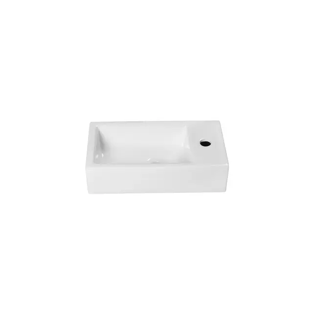 Toiletfontein Crea XXL Glans Wit Rechts 41x22x10cm