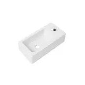 Toiletfontein Crea Mini Glans Wit Rechts 36x18x9cm