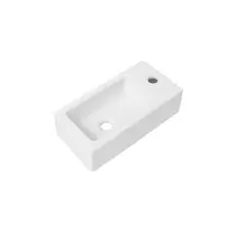 Toiletfontein Crea Mini Glans Wit Rechts 36x18x9cm