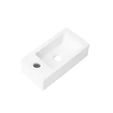 Toiletfontein Crea Mini Glans Wit Links 36x18x9cm