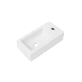 Toiletfontein Crea Mini Mat Wit Rechts 36x18x9cm