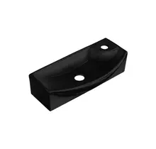 Toiletfontein Trip Mat Zwart 45x22x13cm Kraangat Rechts