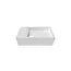 DutchLine Toiletfontein Crea Solid Glans Wit 36 x18x12cm Links
