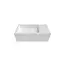 DutchLine Toiletfontein Crea Solid Mat Wit 44 x22x12cm Rechts