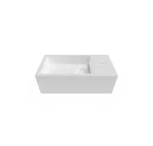 Toiletfontein Crea Solid Glans Wit 44 x22x12cm Rechts