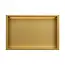 DutchLine Inbouwnis badkamer met led-licht 60x30x7cm Geborsteld messing Goud