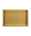 DutchLine Inbouwnis badkamer met led-licht 60x30x7cm Geborsteld messing Goud