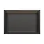 DutchLine Inbouwnis badkamer met led-licht 60x30x7cm Gunmetal