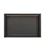 DutchLine Inbouwnis badkamer met led-licht 60x30x7cm Gunmetal