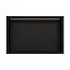 DutchLine Inbouwnis badkamer met led-licht 60x30x7cm Mat Zwart