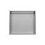 DutchLine Inbouwnis badkamer met led-licht 30x30x7cm RVS