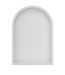 Wiesbaden Inbouw badkamer Nis Demis Ovaal 30x30x7cm Mat Wit