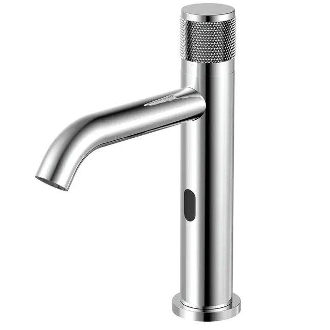 Kraan met sensor koud S-Grip Chroom - Elektrisch e/o Batterij