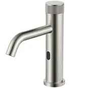 Kraan met sensor Warm/Koud S-Grip Geborsteld Staal - Elektrisch e/o Batterij