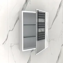 Spiegelkast met LED_verlichting Quatro 60x70x13cm met Stopcontact