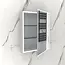 DutchLine Spiegelkast met LED_verlichting Quatro 60x70x13cm met Stopcontact