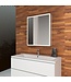 Spiegelkast met LED_verlichting Quatro 80x70x13cm met Stopcontact