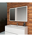 Spiegelkast met LED_verlichting Quatro 100x70x13cm met Stopcontact