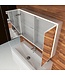 Spiegelkast met LED_verlichting Quatro 100x70x13cm met Stopcontact