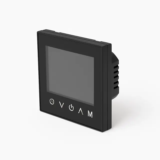 Digitale WiFi Klokthermostaat Zwart – Slimme inbouw thermostaat