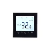 Digitale WiFi Klokthermostaat Zwart – Slimme inbouw thermostaat