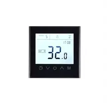 Digitale WiFi Klokthermostaat Zwart – Slimme inbouw thermostaat