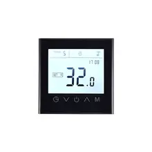 Digitale WiFi Klokthermostaat Zwart – Slimme inbouw thermostaat