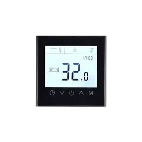 Digitale WiFi Klokthermostaat Zwart – Slimme inbouw thermostaat